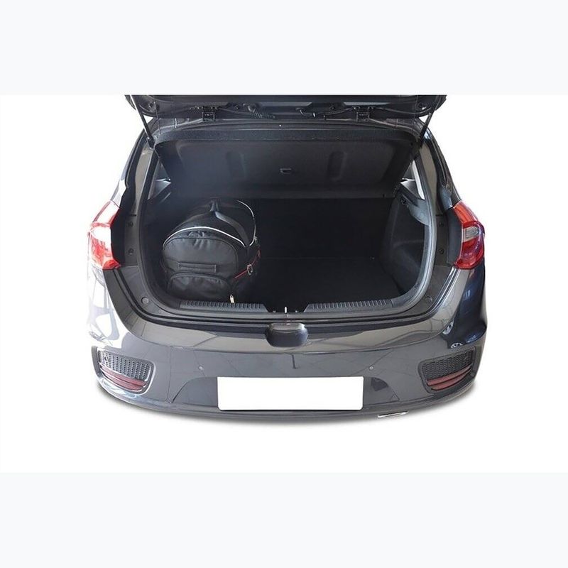 Gepäckträgertaschen-Set KJUST Kia Cee'D Hatchback 2012-2018 4 Stk black 19
