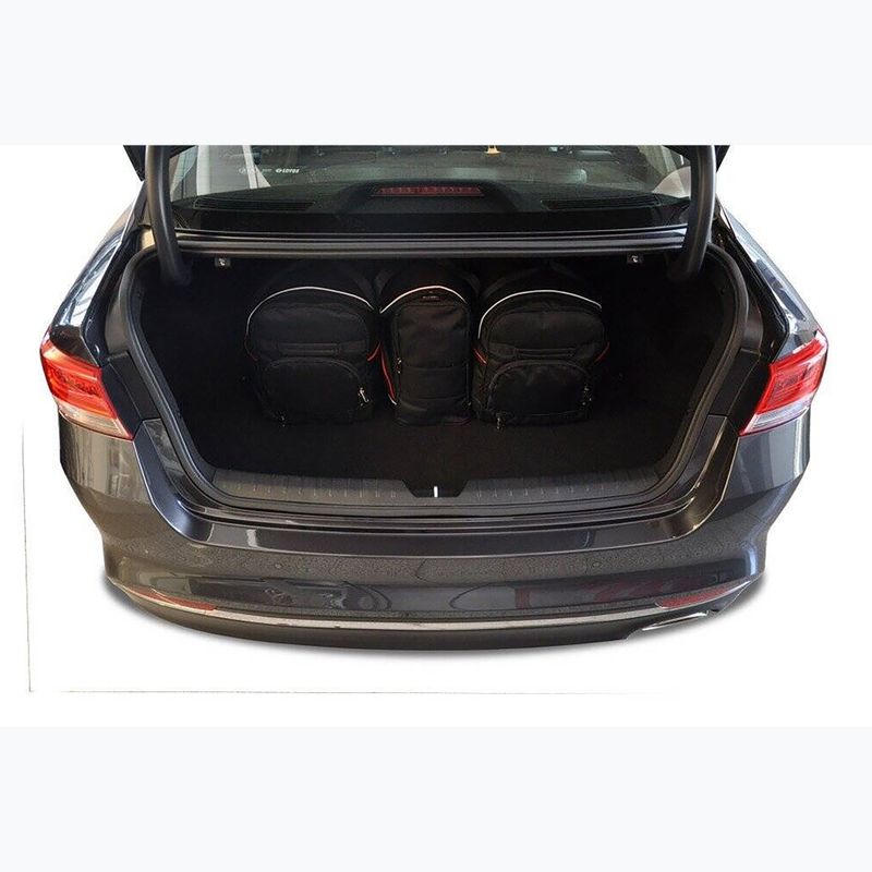 Gepäckträgertaschen-Set KJUST Kia Optima Limousine 2015-2019 5 Stk black 18
