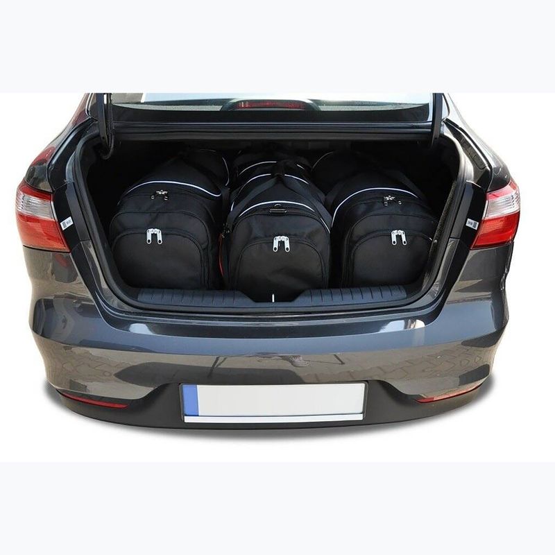 Gepäckträgertaschen-Set KJUST Kia Rio Limousine 2012-2016 4 Stk black 14