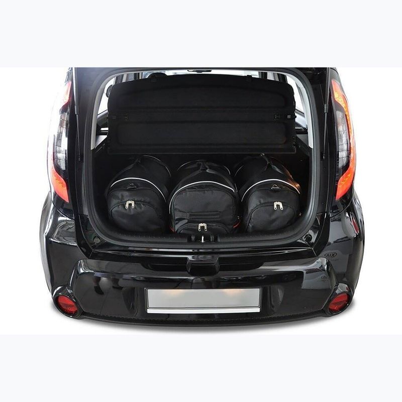 Gepäckträgertaschen-Set KJUST Kia Soul 2014-2016 3 Stk black 13