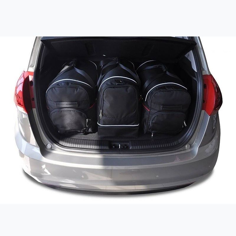 Gepäckträgertaschen-Set KJUST Kia Venga 2009-2019 3 Stk black 13