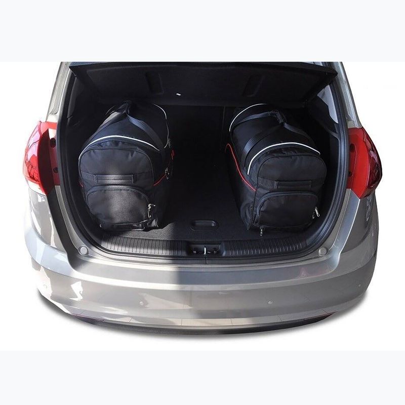 Gepäckträgertaschen-Set KJUST Kia Venga 2009-2019 3 Stk black 14