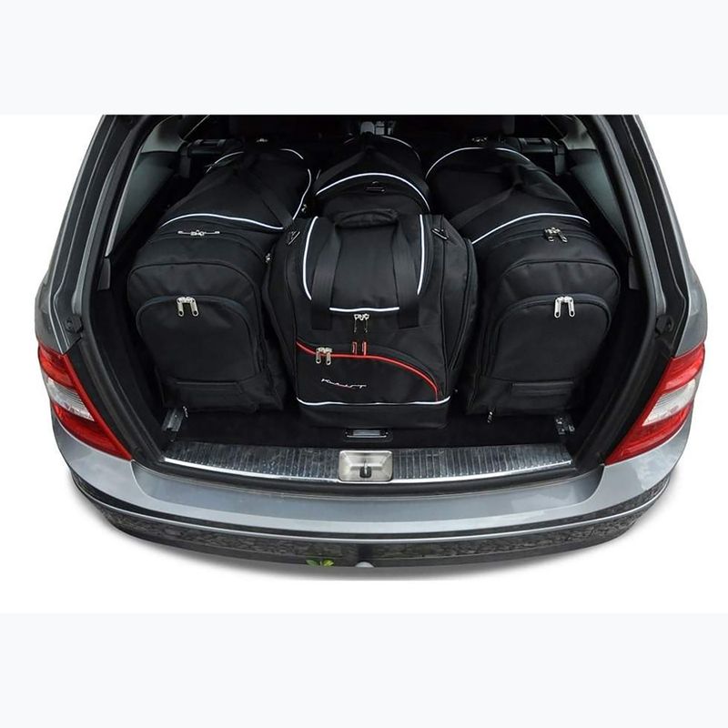 Gepäckträgertaschen-Set KJUST Mercedes-Benz C Combi 2006-2014 4 Stk. Schwarz 12