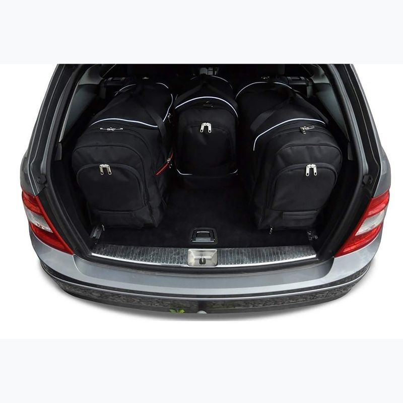 Gepäckträgertaschen-Set KJUST Mercedes-Benz C Combi 2006-2014 4 Stk. Schwarz 13