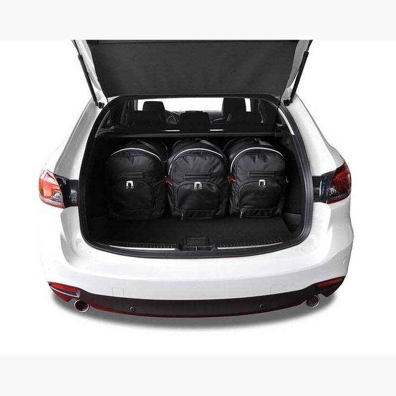 Gepäckträgertaschen-Set KJUST Mazda 6 Kombi 2012+ 5 Stk. Schwarz 12