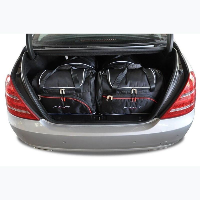 Gepäckträgertaschen-Set KJUST Mercedes-Benz S 2005-2013 4 Stk. Schwarz 11