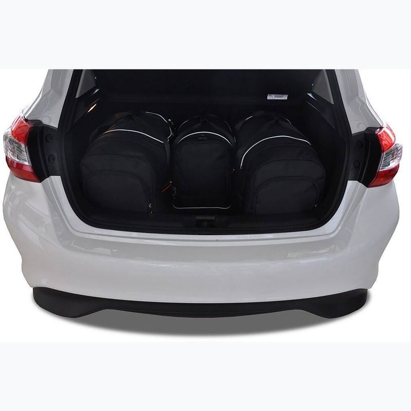 Gepäckträgertaschen-Set KJUST Nissan Pulsar 2014-2018 4 Stk. Schwarz 14