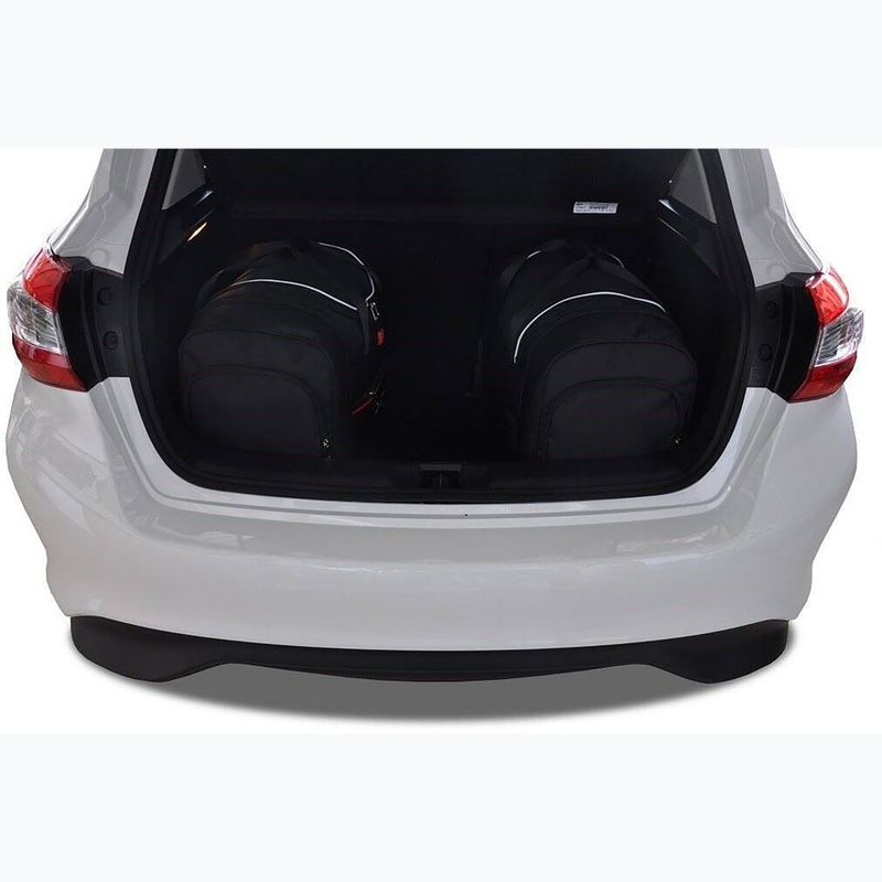 Gepäckträgertaschen-Set KJUST Nissan Pulsar 2014-2018 4 Stk. Schwarz 15