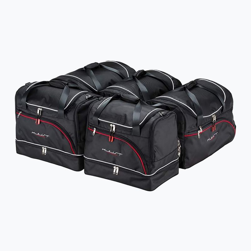 Gepäckträgertaschen-Set KJUST Opel Astra Limousine 2012-2015 5 Stk. Schwarz