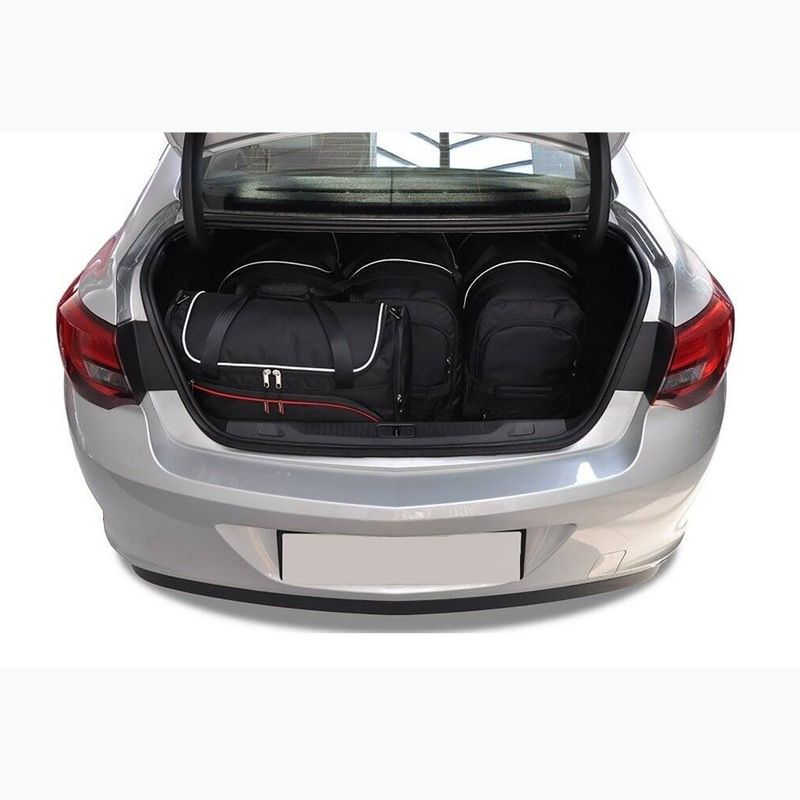 Gepäckträgertaschen-Set KJUST Opel Astra Limousine 2012-2015 5 Stk. Schwarz 12