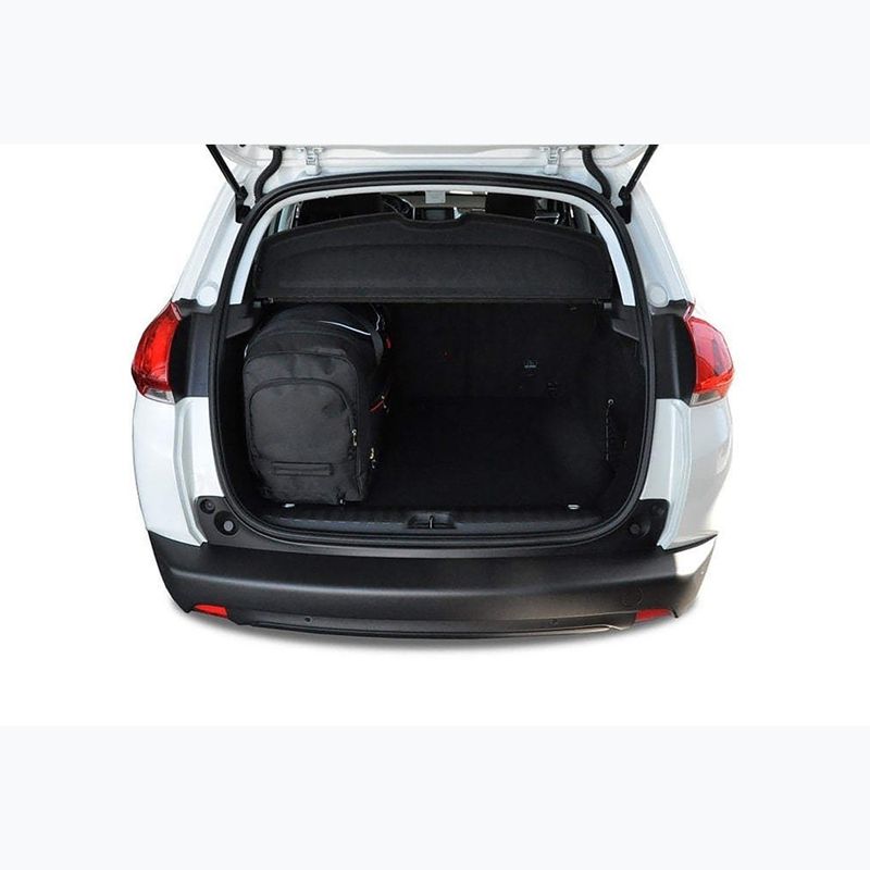 Gepäckträgertaschen-Set KJUST Peugeot 2008 2013-2019 4 Stk. Schwarz 17