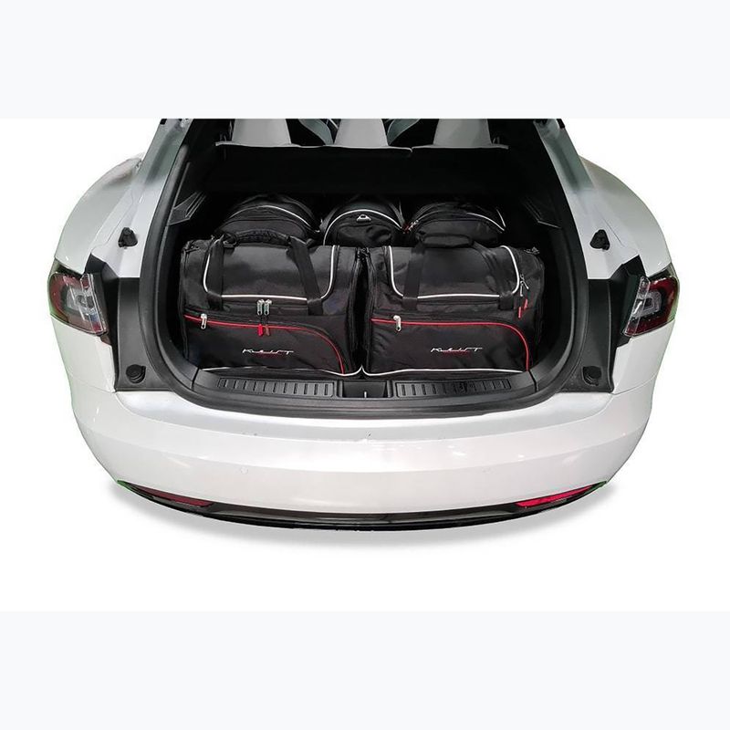 Gepäckträgertaschen-Set KJUST Tesla Model S 2016-2020 7 Stk. Schwarz 16