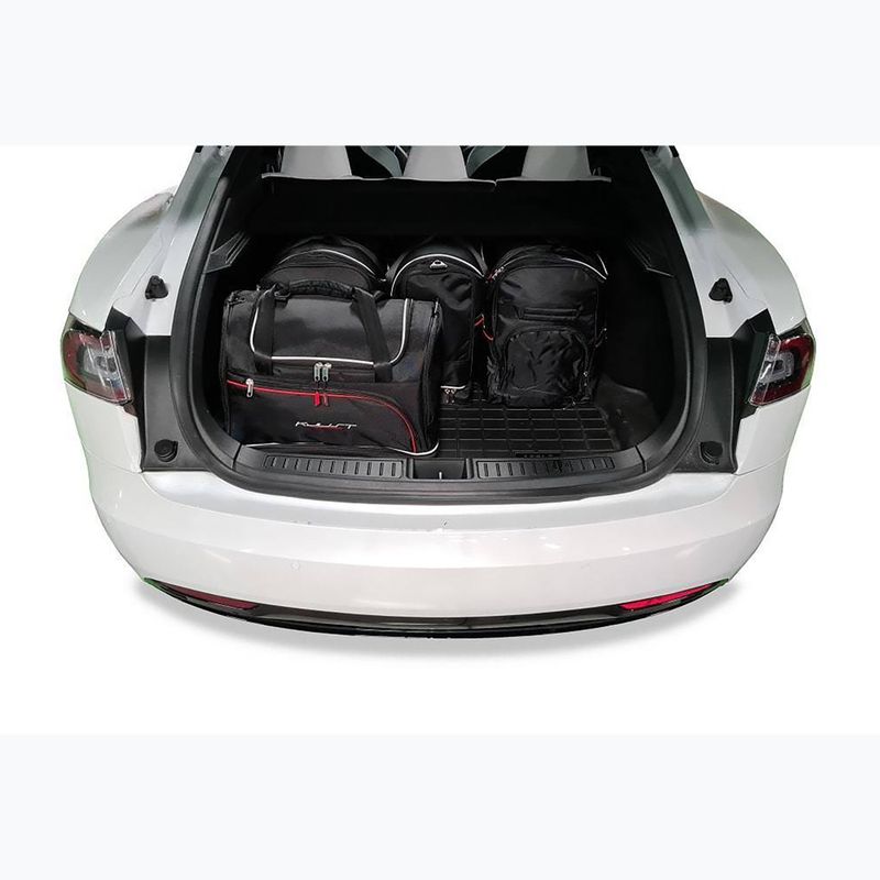 Gepäckträgertaschen-Set KJUST Tesla Model S 2016-2020 7 Stk. Schwarz 17