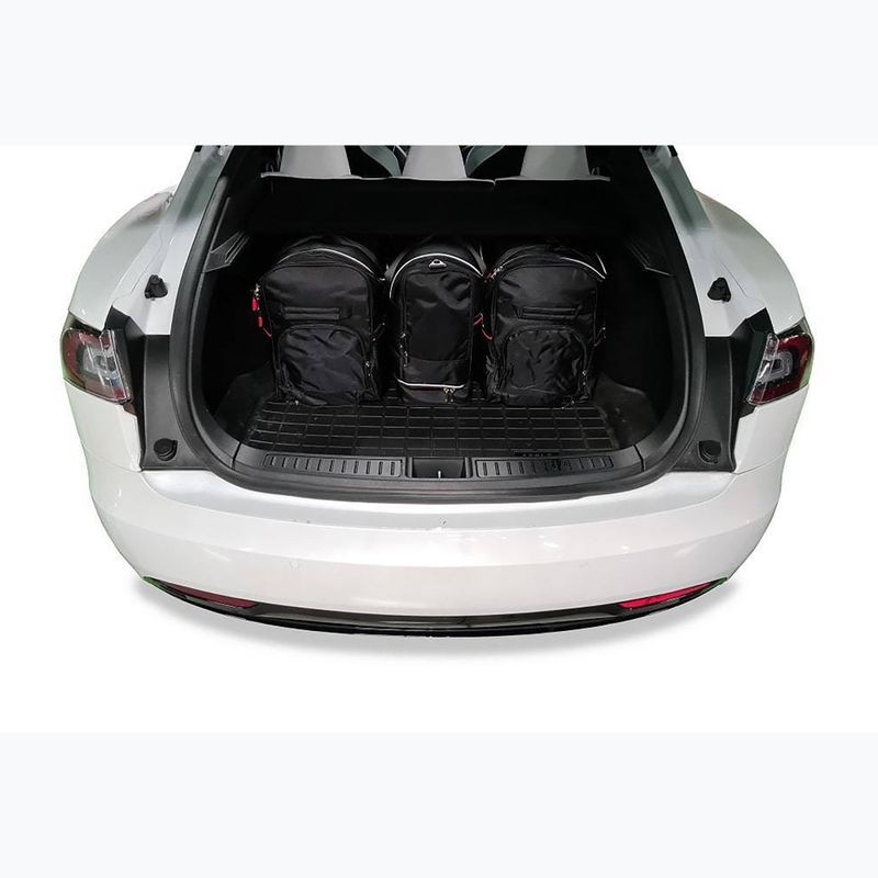 Gepäckträgertaschen-Set KJUST Tesla Model S 2016-2020 7 Stk. Schwarz 18
