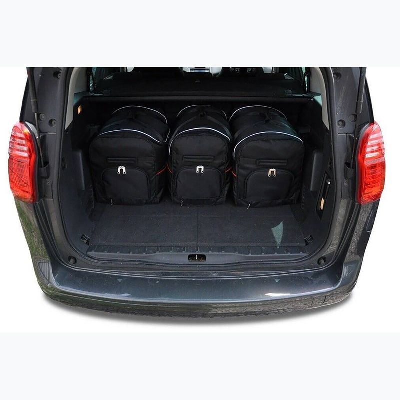 Gepäckträgertaschen-Set KJUST Peugeot 508 SW 2011-2014 5 Stk. Schwarz 13