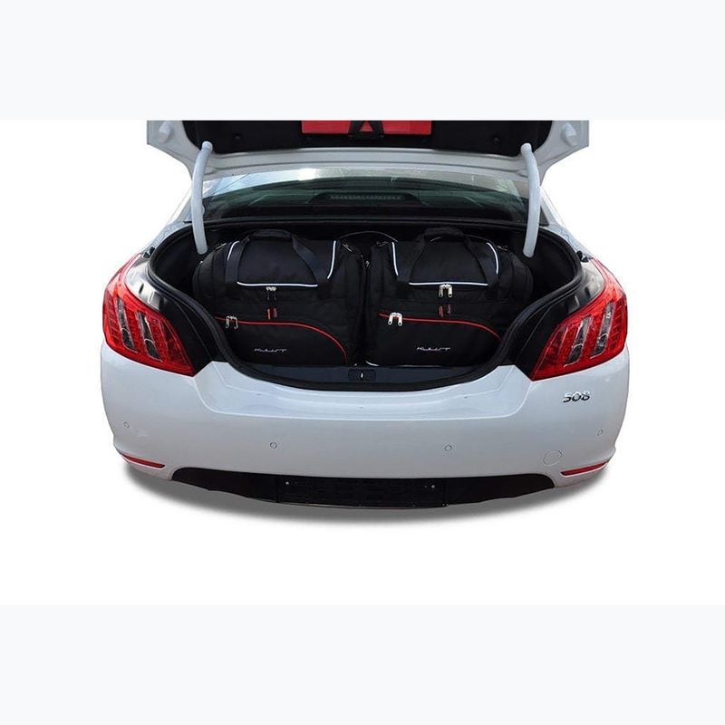 Gepäckträgertaschen-Set KJUST Peugeot 508 Limousine 2011-2014 5 Stk. Schwarz 12