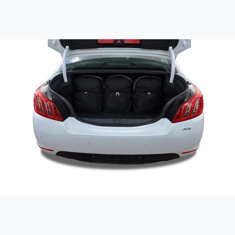 Gepäckträgertaschen-Set KJUST Peugeot 508 Limousine 2011-2014 5 Stk. Schwarz 13
