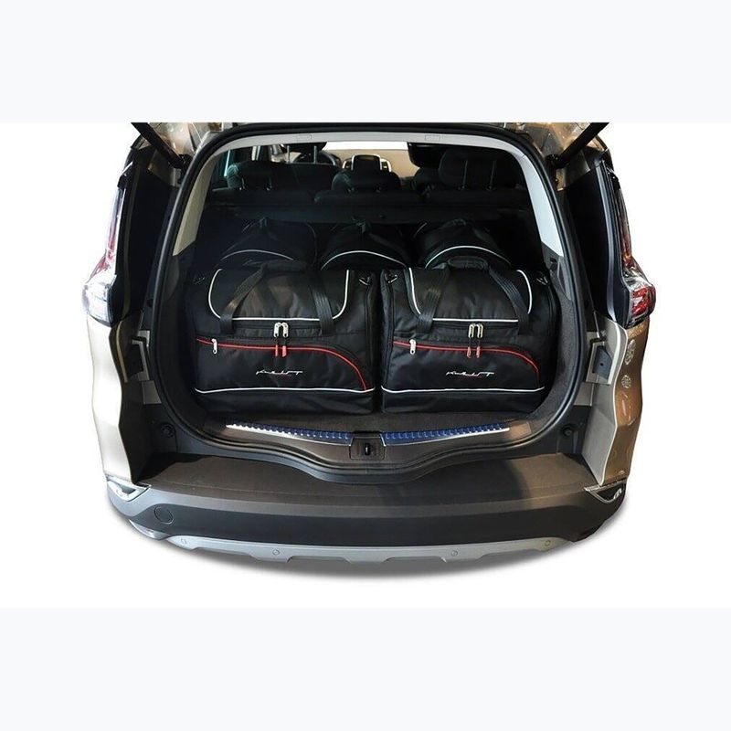 Gepäckträgertaschen-Set KJUST Renault Espace 2014-2021 5 Stk. Schwarz 13