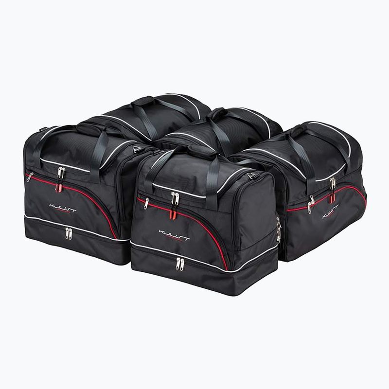 Gepäckträgertaschen-Set KJUST Renault Fluence Limousine 2009-2016 5 Stk. Schwarz