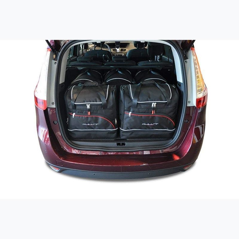 Gepäckträgertaschen-Set KJUST Renault Grand Scenic 2009-2016 5 Stk. Schwarz 14