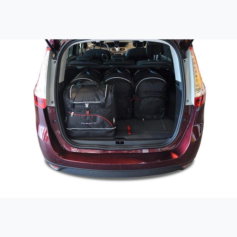 Gepäckträgertaschen-Set KJUST Renault Grand Scenic 2009-2016 5 Stk. Schwarz 15