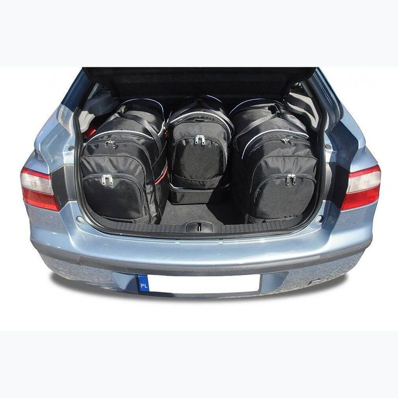 Gepäckträgertaschen-Set KJUST Renault Laguna Hatchback 2001-2007 4 Stk. Schwarz 15