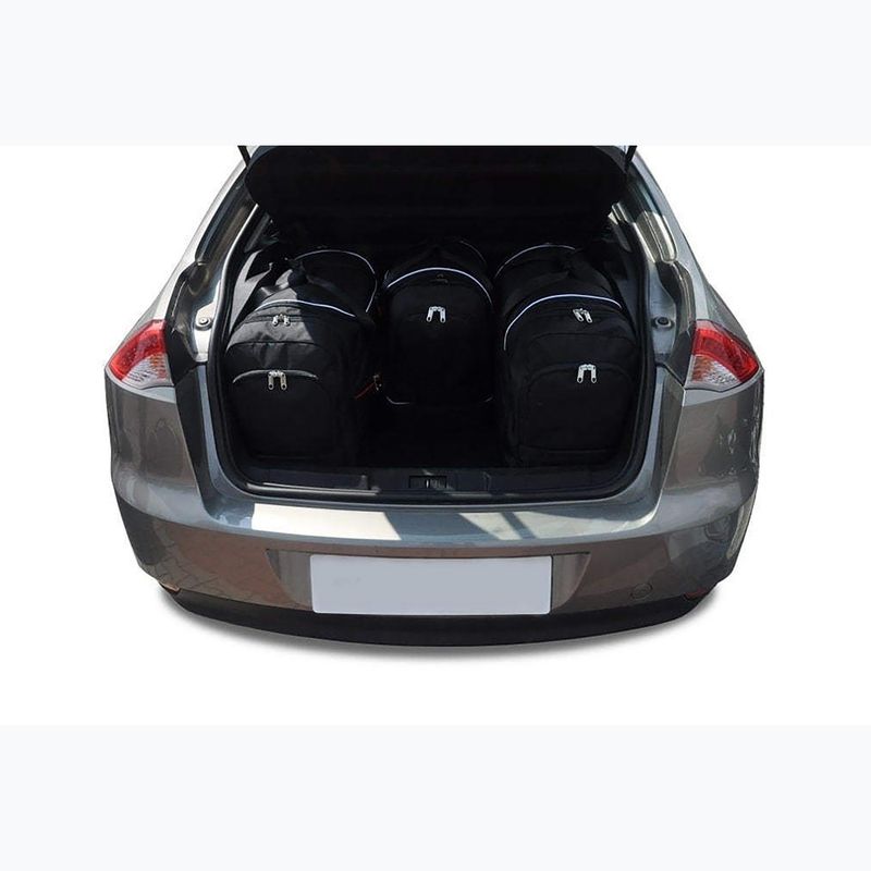 Gepäckträgertaschen-Set KJUST Renault Laguna Hatchback 2007-2015 4 Stk. Schwarz 15