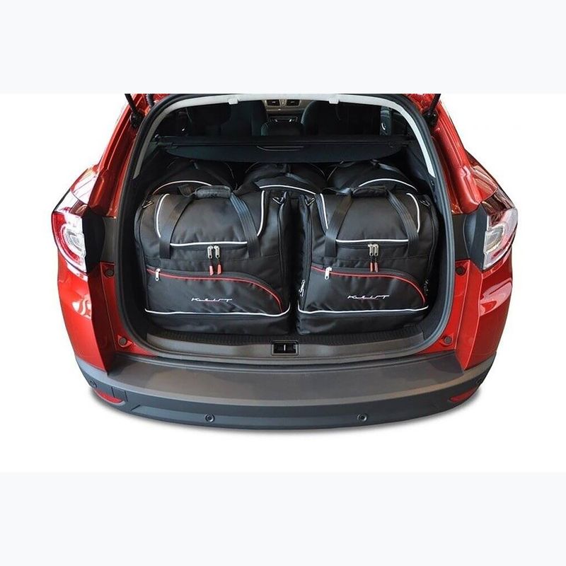 Gepäckträgertaschen-Set KJUST Renault Megane Grandtour 2008-2016 5 Stk. Schwarz 13