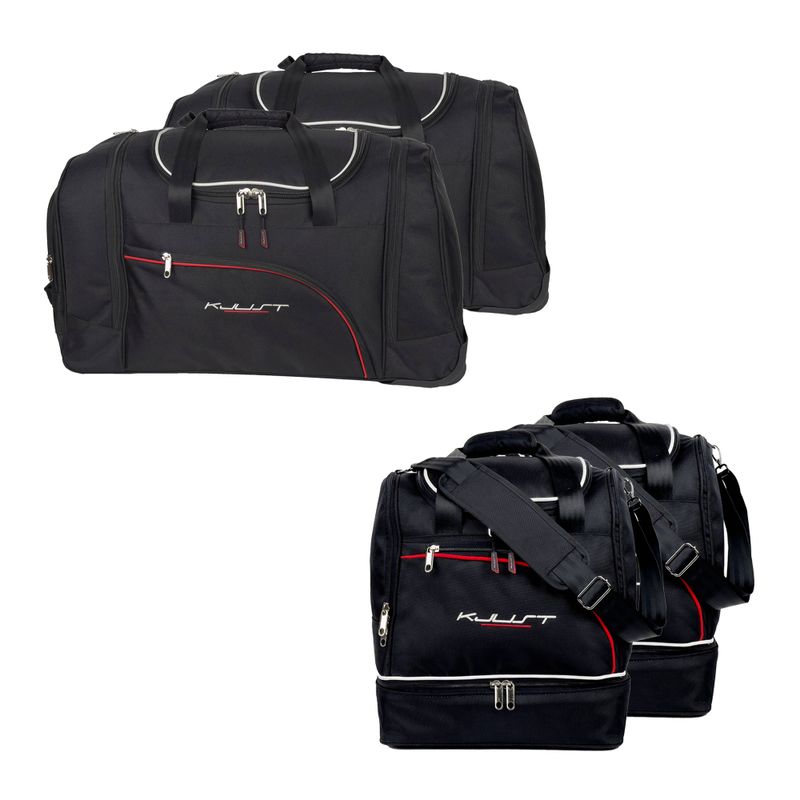 Gepäckträgertaschen-Set KJUST Renault Megane Hatchback 2008-2015 4 Stk. Schwarz