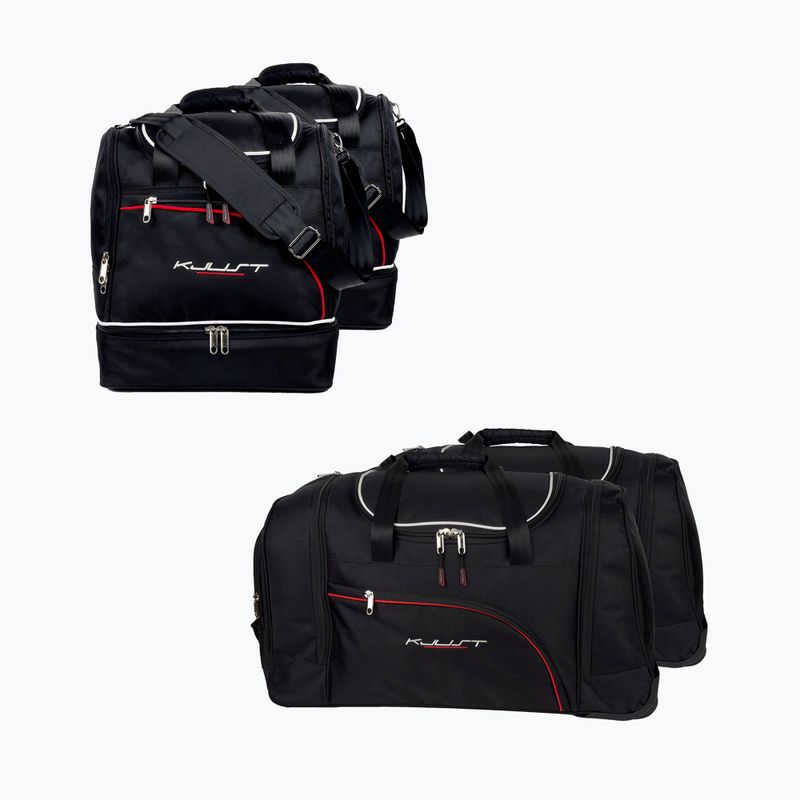 Gepäckträgertaschen-Set KJUST Renault Scenic 2003-2009 4 Stk. Schwarz
