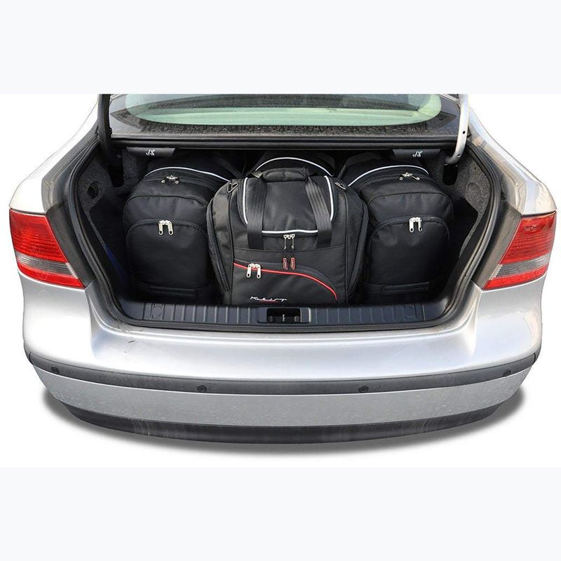 Gepäckträgertaschen-Set KJUST Saab 9-3 Sportsedan 2002-2014 4 Stk. Schwarz 17