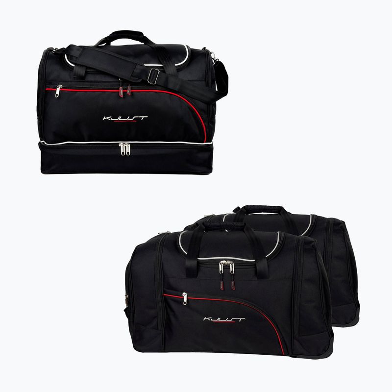 Gepäckträgertaschen-Set KJUST Seat Altea 2004-2015 3 Stk. Schwarz