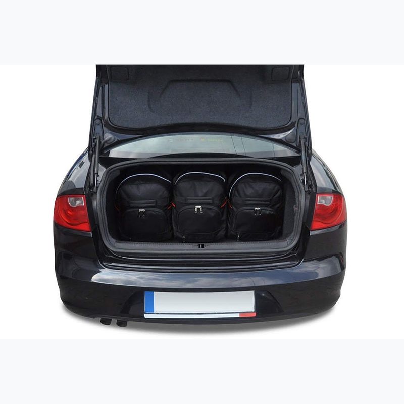 Gepäckträgertaschen-Set KJUST Seat Exeo Limousine 2009-2013 5 Stk. Schwarz 12
