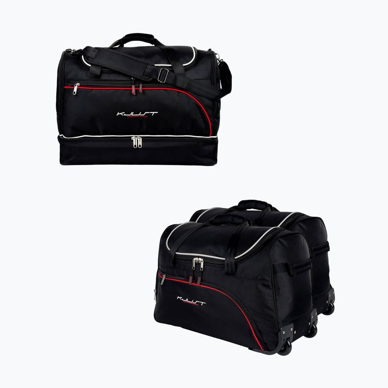 Gepäckträgertaschen-Set KJUST Seat Ibiza Hatchback 2008-2017 3 Stk. Schwarz