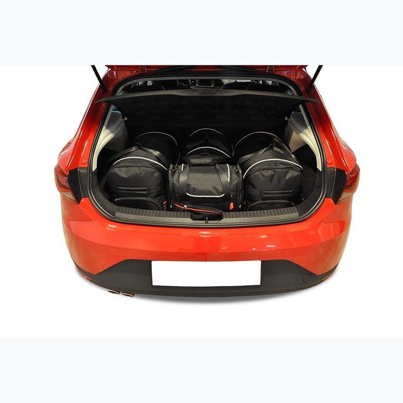 Gepäckträgertaschen-Set KJUST Seat Leon 2013-2020 4 Stk. Schwarz 11