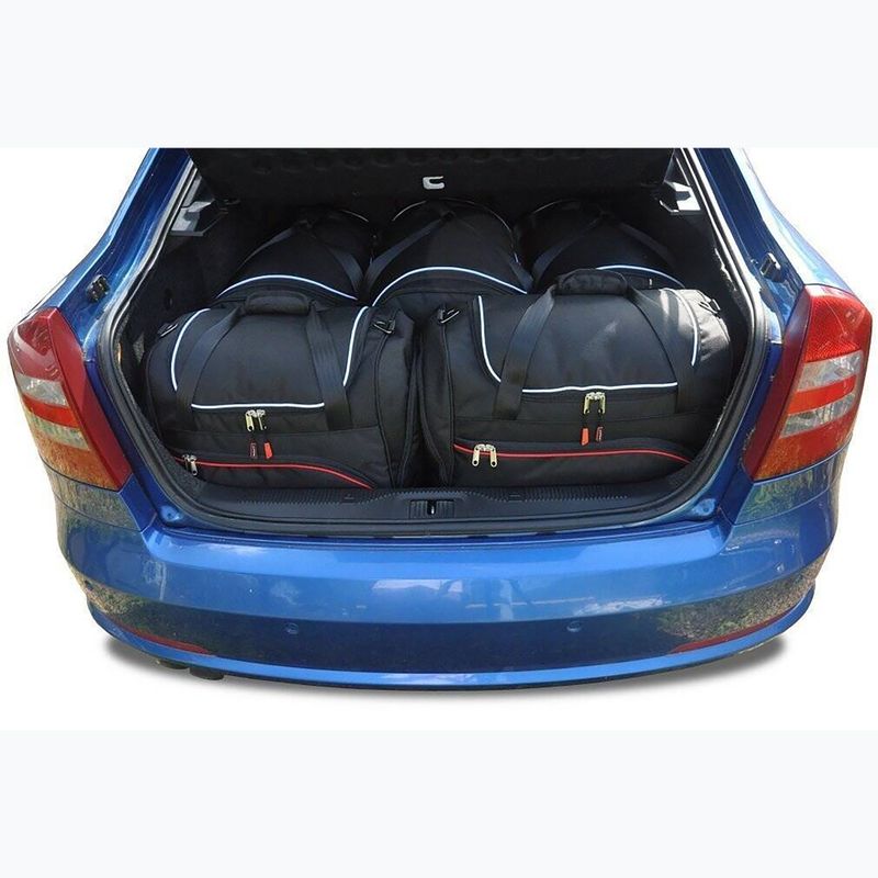 Gepäckträgertaschen-Set KJUST Skoda Octavia Hatchback 2004-2013 5 Stk. Schwarz 11