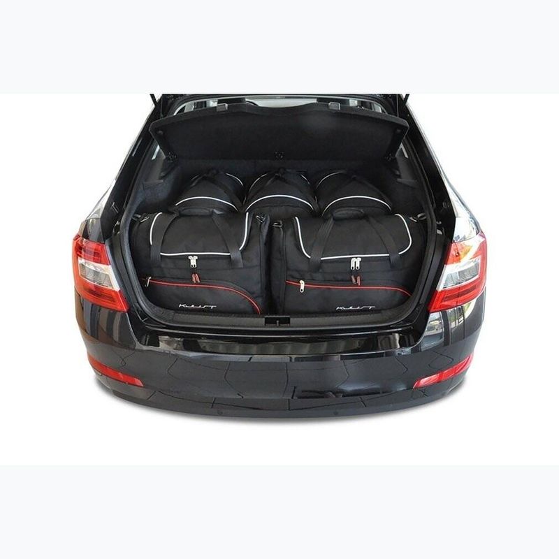 Gepäckträgertaschen-Set KJUST Skoda Octavia Liftback 2013-2020 5 Stk. Schwarz 12