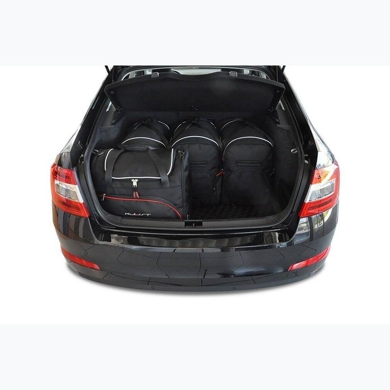 Gepäckträgertaschen-Set KJUST Skoda Octavia Liftback 2013-2020 5 Stk. Schwarz 13