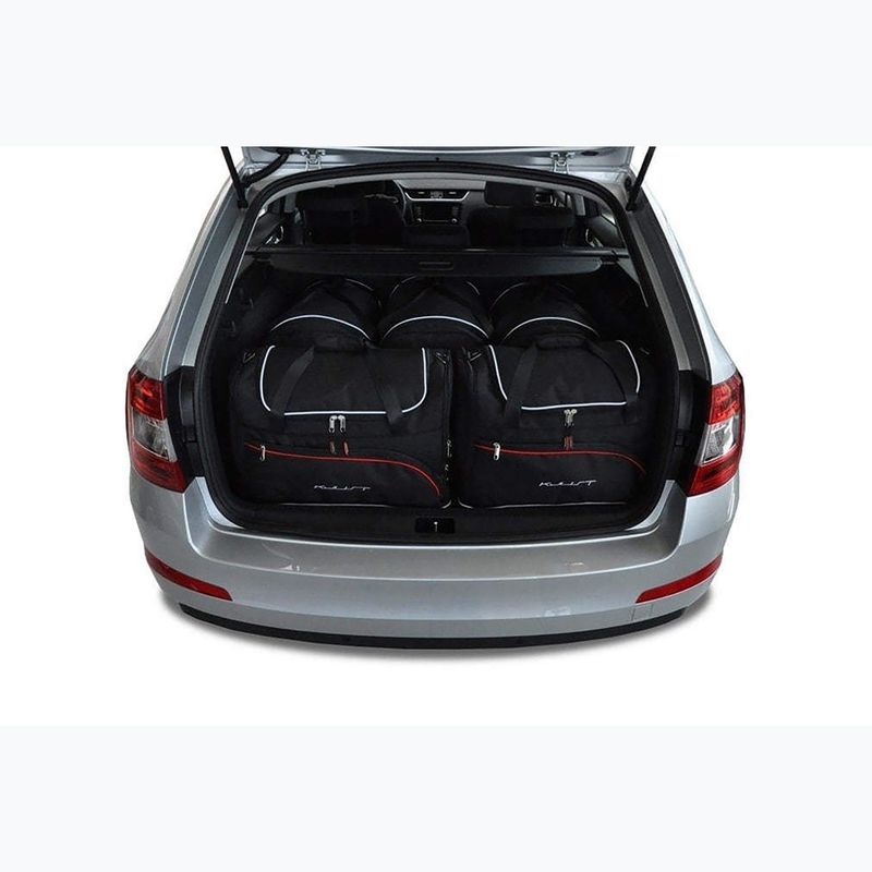 Gepäckträgertaschen-Set KJUST Skoda Octavia Kombi 2013-2020 5 Stk. Schwarz 11