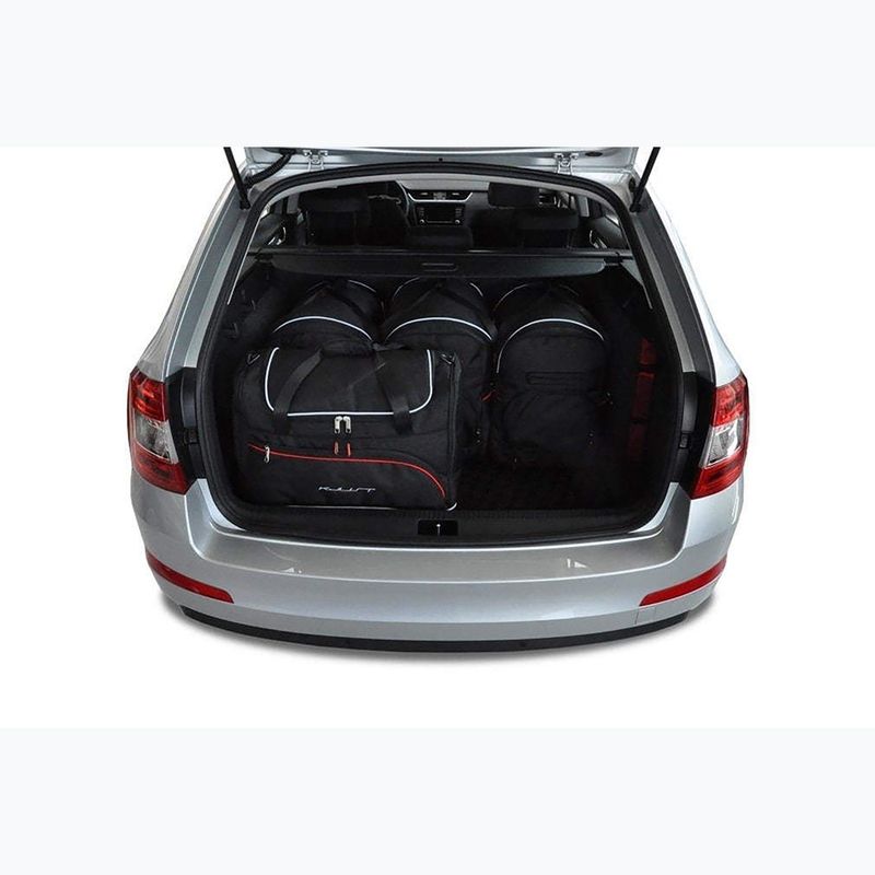 Gepäckträgertaschen-Set KJUST Skoda Octavia Kombi 2013-2020 5 Stk. Schwarz 12