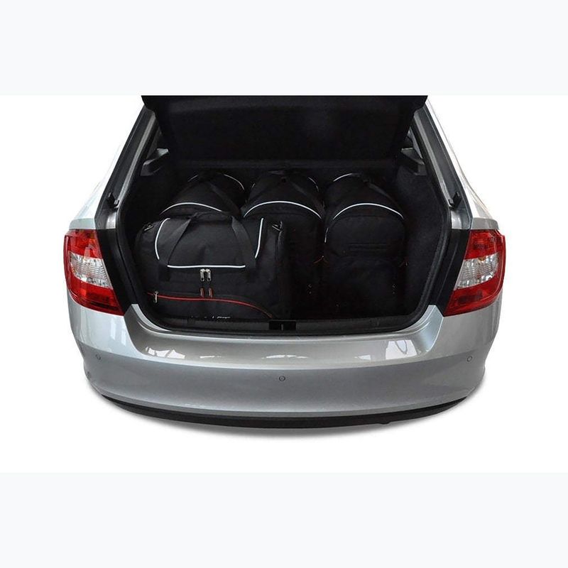 Gepäckträgertaschen-Set KJUST Skoda Rapid Liftback 2012-2019 5 Stk. Schwarz 13