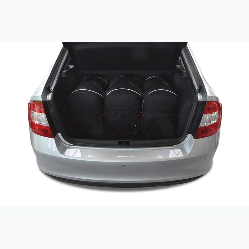 Gepäckträgertaschen-Set KJUST Skoda Rapid Liftback 2012-2019 5 Stk. Schwarz 14