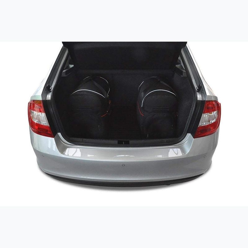 Gepäckträgertaschen-Set KJUST Skoda Rapid Liftback 2012-2019 5 Stk. Schwarz 15