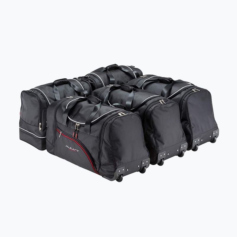 Gepäckträgertaschen-Set KJUST Skoda Superb Limousine 2008-2015 5 Stk. Schwarz 2