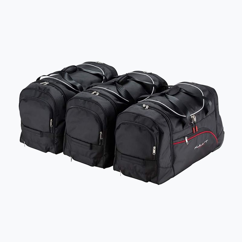 Gepäckträgertaschen-Set KJUST Skoda Rapid Spaceback 2012+ 3 Stk. Schwarz
