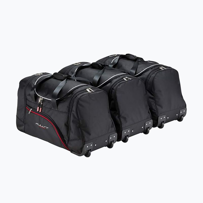 Gepäckträgertaschen-Set KJUST Skoda Rapid Spaceback 2012+ 3 Stk. Schwarz 2
