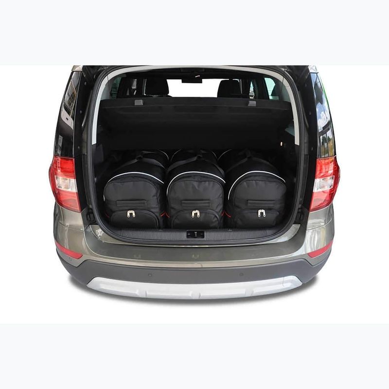 Gepäckträgertaschen-Set KJUST Skoda Yeti 2009-2017 3 Stk. Schwarz 10