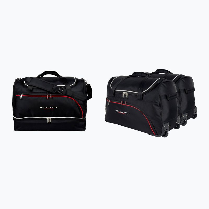 Gepäckträgertaschen-Set KJUST Suzuki Sx4 S-Cross 2006-2013 3 Stk. Schwarz
