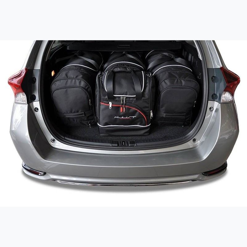 Gepäckträgertaschen-Set KJUST Toyota Auris Touring Sports 2013-2018 4 Stk. Schwarz 13