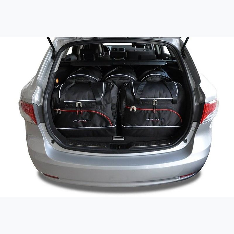 Gepäckträgertaschen-Set KJUST Toyota Avensis Wagon 2009-2018 5 Stk. Schwarz 14